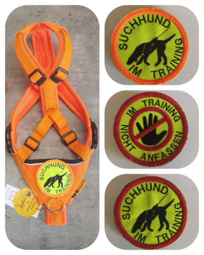 Patch für runden Flauschkreis an Geschirren - verschiedene Designs